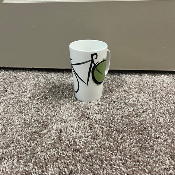 STARBUCKS 2015 GREEN DOT Series Bicycle Sketch Collectible Coffee Mug - Picture 4 of 5